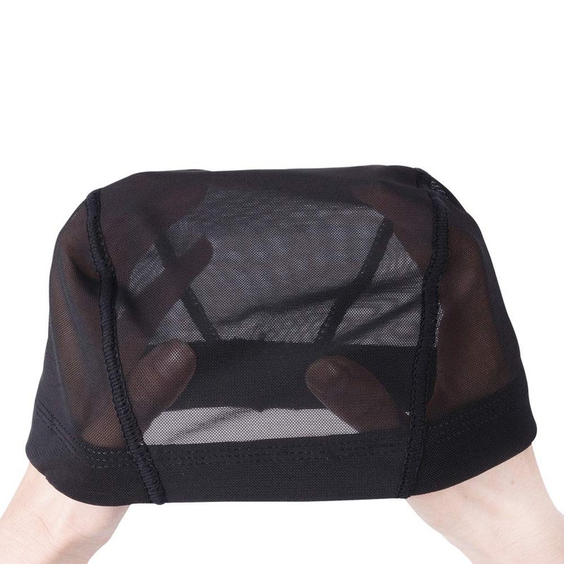 YANTAISIYU 5 Pcs/lot Mesh Dome Caps for Wigs Stretchable Hairnets Wig Caps for Women (Mesh Cap M) - Image 3